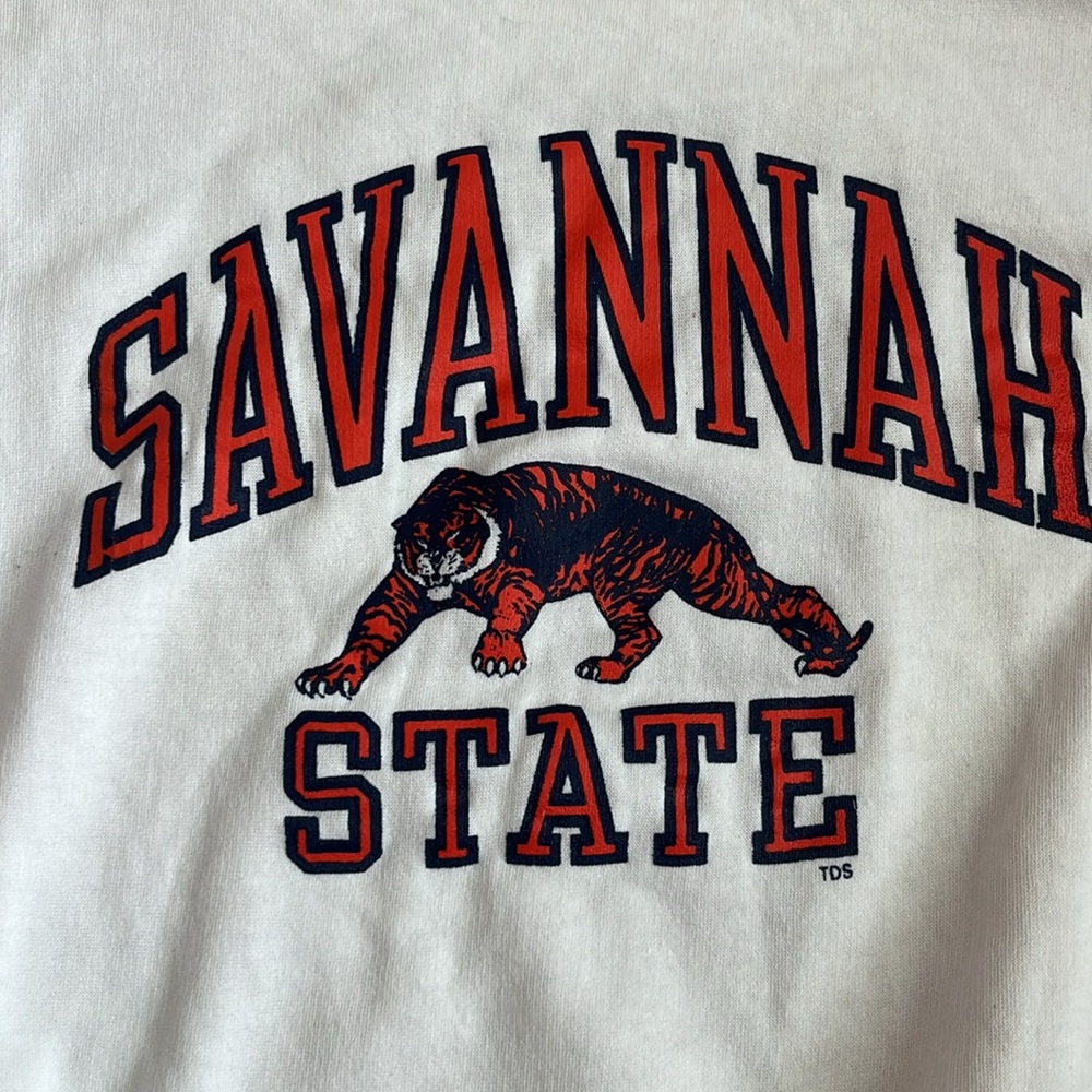 Savannah State‎ Tigers Vintage Women’s Crewneck Size L